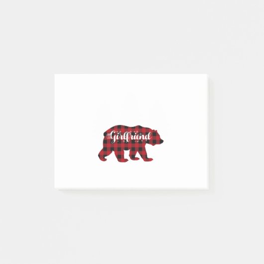 Vriendin Beer Buffalo Red Play Matching Family Post-it® Notes (Voorkant)