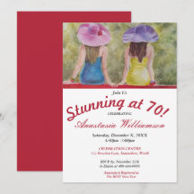 VRIENDIN BESTIES VERBLUFFEND OP 70 FEESTUITNODIGIN