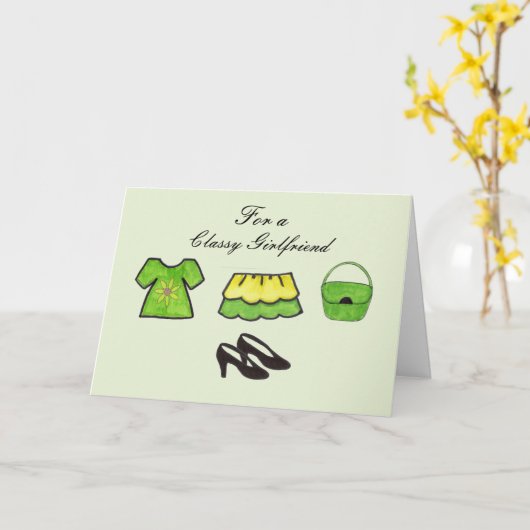 Vriendin Birthday Kaart (Gele Bloem)