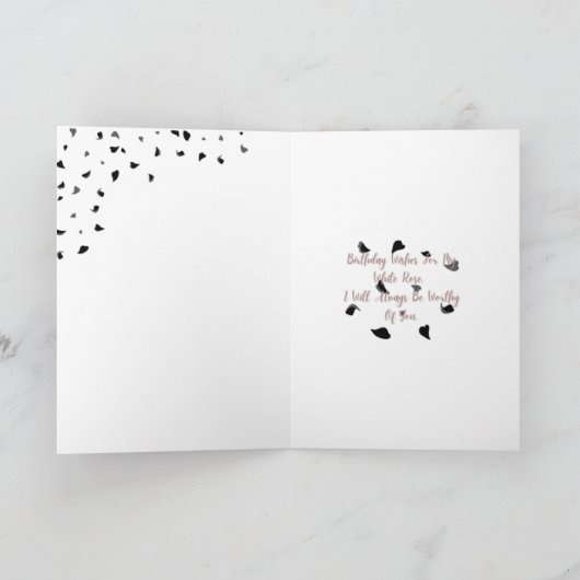 Vriendin Birthday Kaart (Binnen)