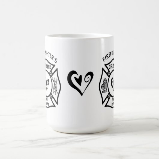 Vriendin brandweerlieden koffiemok (Center)