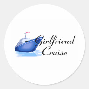 Vriendin Cruise Ronde Sticker
