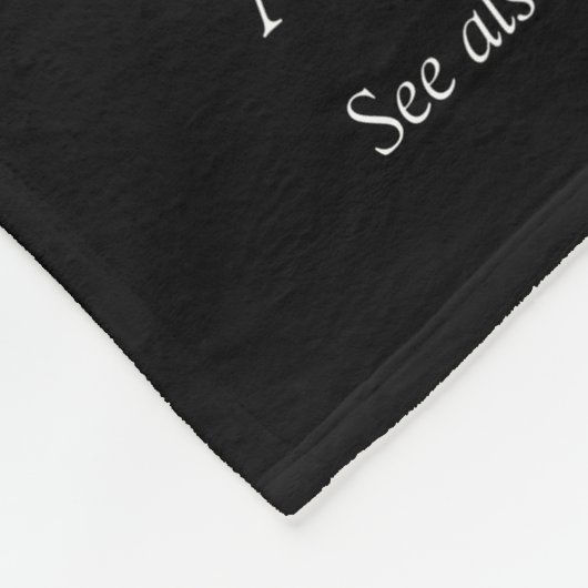 Vriendin Definition Cool Fun Black en White Fleece Deken (Hoek)