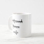 Vriendin, Fiancé, Mok voor vrouwen met koffie (Voorkant links)