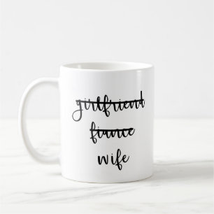 Vriendin, Fiancé, Mok voor vrouwen met koffie