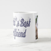 Vriendin foto grijs script grote koffiekop (Voorkant)