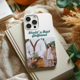Vriendin foto groen script Case-Mate iPhone case