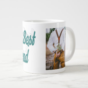 Vriendin foto groen script grote koffiekop