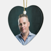 Vriendin Foto Ornament - Hart Keepsake Gift (Links)