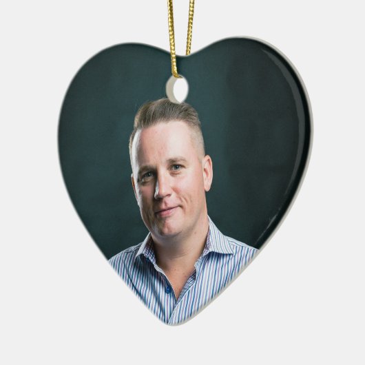 Vriendin Foto Ornament - Hart Keepsake Gift (Links)