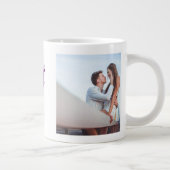 Vriendin Foto paarse typografie Grote Koffiekop (Rechts)