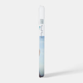 Vriendin Foto sky blue typografie iPhone 15 Case (Linkerkant)