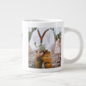 Vriendin foto zee blauw script grote koffiekop (Rechts)