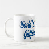 Vriendin foto zee blauw script koffiemok (Links)