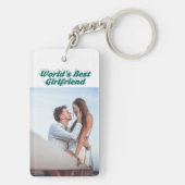Vriendin Fotografie groene typografie Sleutelhanger (achterkant)