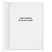 Vriendin Funny Halloween Skeleton Lifting Spirit (Binnen (Rechts))