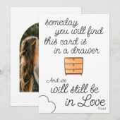 Vriendin Gift Kaart voor haar Jubileum Love Kaart (Voorkant / Achterkant)