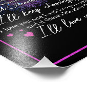 Vriendin Gifts | Brief aan mijn Vriendin Foto Afdruk (Hoek)