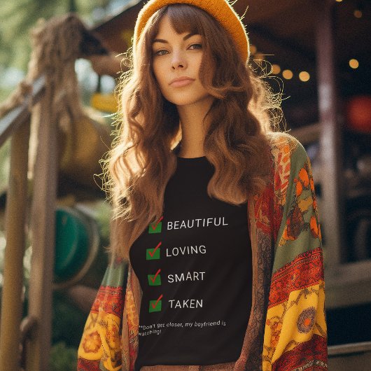 Vriendin Grappige aangepaste typografie Valentijns T-shirt