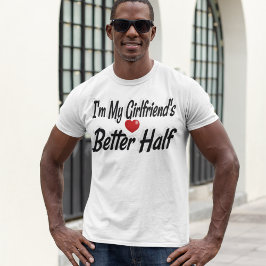 Vriendin grappige citaat zwarte tekst t-shirt