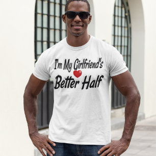 Vriendin grappige citaat zwarte tekst t-shirt