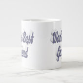 Vriendin grijs halve script grote koffiekop (Voorkant)