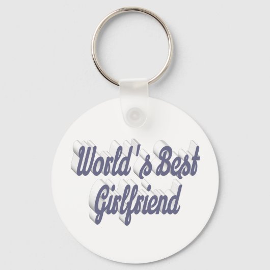 Vriendin grijs script sleutelhanger (Voorkant)