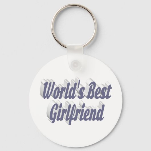 Vriendin grijze typografie sleutelhanger (Achterkant)