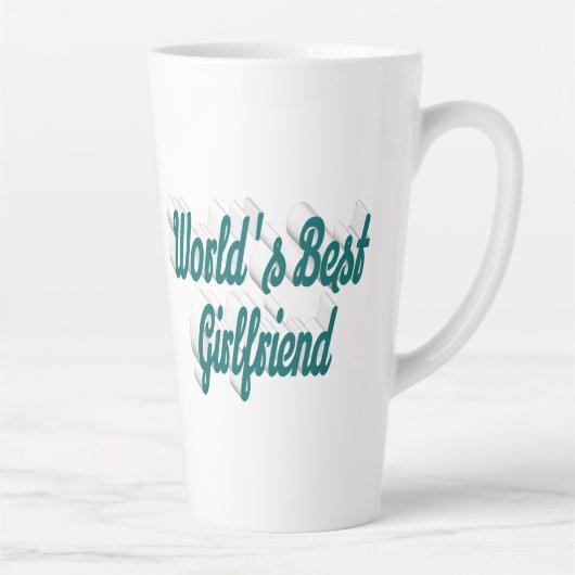 Vriendin groen script latte mok (Rechts)