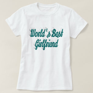 Vriendin groen script t-shirt