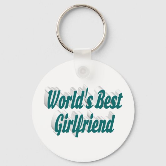 Vriendin groene typografie sleutelhanger (Achterkant)