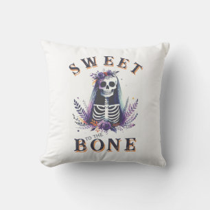 Vriendin Halloween Zoet tot op het Bot Kussen