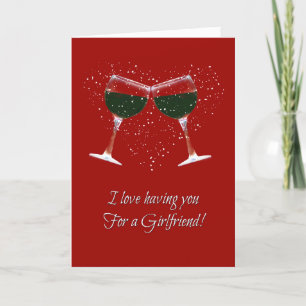 Vriendin Happy Valentine's Day Funny Card Kaart