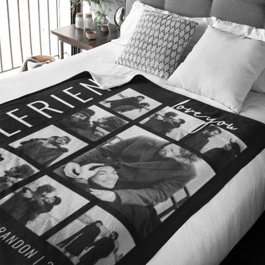 Vriendin | Hou van jou | Fotocollage Fleece Deken