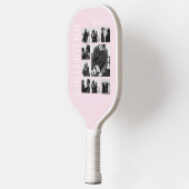 Vriendin | Ik hou van je | Fotocollage Pickleball Paddle (Links)
