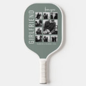 Vriendin | Ik hou van je | Fotocollage Pickleball Paddle (Voorkant)