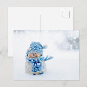 Vriendin in het blauw briefkaart (Voorkant / Achterkant)