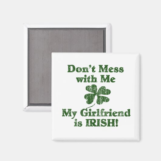 Vriendin is Iers Magneet (Voorkant / Achterkant)