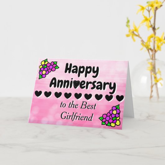 Vriendin Jubileum tot echtgenote huwelijksaanzoek Kaart (Gele Bloem)