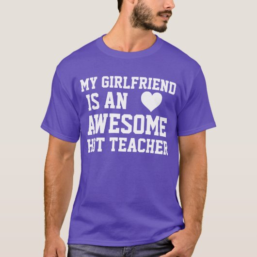 Vriendin leraar t-shirt (Voorkant)