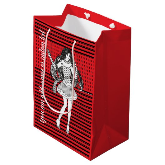 vriendin medium cadeauzakje (Voorkant Gekanteld)