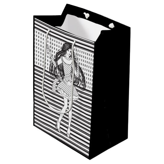 vriendin medium cadeauzakje (Voorkant Gekanteld)