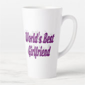 Vriendin met paarse typografie latte mok (Rechts)