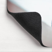 Vriendin met zee blauw typografie foto muismat (Hoek)