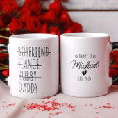 Vriendin naar mama zwangerschap onthullen geperson magische mok