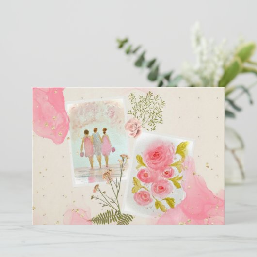 Vriendin Note Kaart (Staand voorkant)