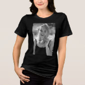 Vriendin of Vriend Upload Je Eigen Afbeelding  Tri-Blend Shirt (Voorkant)