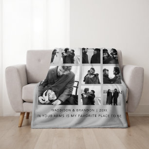 Vriendin Samen Voor Altijd Foto Collage Fleece Deken