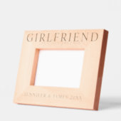 Vriendin samen voor altijd foto gegraveerde lijstjes (Links)