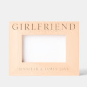 Vriendin samen voor altijd foto gegraveerde lijstjes (Voorkant)